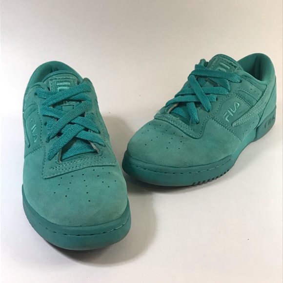 Suede Fila Original Fitness Aqua Lowtop Sneakers - Picture 13 of 15